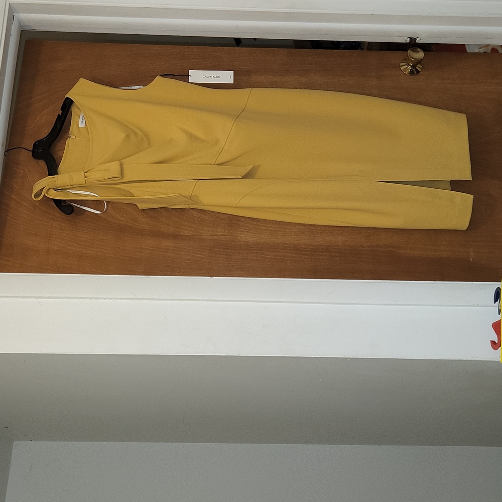 Calvin Klein Yellow dress size 12